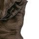 Weft hair extensions dark chestnut 18 Inch