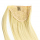 Ponytail hair extensions light blonde 18 inch