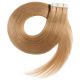 Tape in hair extensions N 14 (golden blonde) Tape in 100% HUMAN hair 24 inch