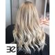 Tape in hair extensions light blonde straight 18"