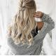 Pre bonded hair extensions light blonde 24" 1Gr