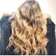 Pre bonded hair extensions blonde wavy 18"