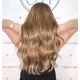 Micro ring hair extensions golden blonde straight 0.85G 18"