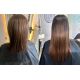 Tape in hair extensions chestnut straight 18"