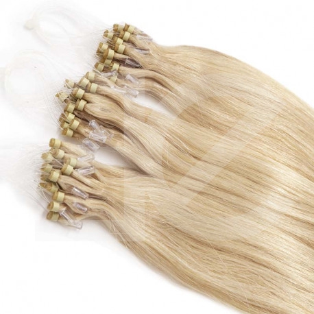 Extensions n 613 (light blonde) 100% natural hair loop 48 cm