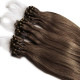 Extensions n 8 (chestnut) 100% natural hair loop 48 cm