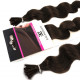 Extensions n 2 (dark chestnut) 100% natural hair cold attachment 50 cm curly