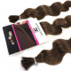 Extensions n 1 (black) 100% natural hair cold attachment 50 cm curly