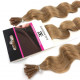 Extensions n 613 (light blonde) 100% natural hair cold attachment 50 cm curly