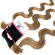 Pre bonded hair extensions 100 % human hair n°14 (golden blonde) 18 Inch