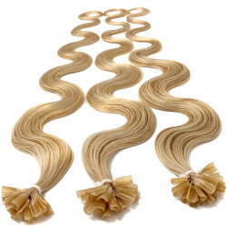 Pre bonded hair extensions 100 % human hair n°22 (blonde) 18 Inch