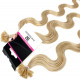 Pre bonded hair extensions 100 % human hair n°613 (light blonde) 18 Inch