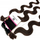 Pre bonded hair extensions 100 % human hair n°4 (chocolate) wavy 24 Inch