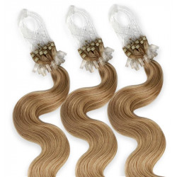 Extensions n 14 (GOLDEN BLONDE) 100% natural hair LOOP 48 cm