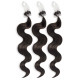 Extensions n°1 (BLACK) 100% natural hair MICRO LOOP 24 Inch