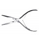 Plier and hook for micro ring hair extensions