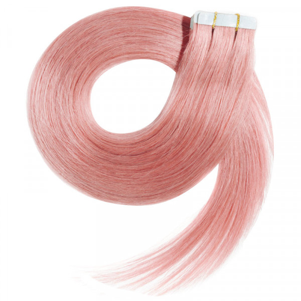 Pink human hotsell hair extensions