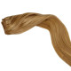 Weft hair extensions light blonde 18 Inch