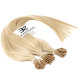 Extensions n 613 (light blonde) 100% natural hair cold attachment 50 cm