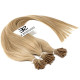 Extensions n 24 (blond cendr ) 100% natural hair cold attachment 50 cm