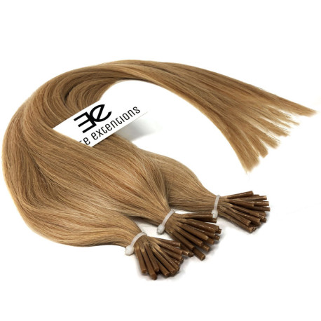 Extensions n 14 (golden blonde) 100% natural hair cold attachment 50 cm