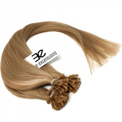 Pre bonded hair extensions golden blonde 18"