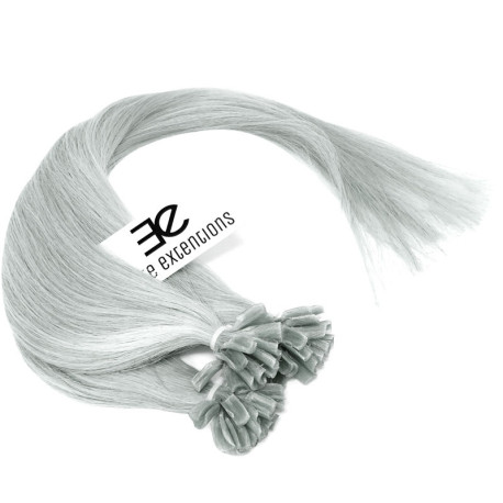 Pre bonded hair extensions platinum blonde 24" 0.85G