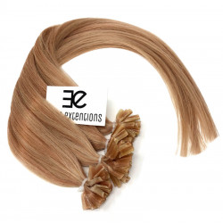 Pre bonded hair extensions golden blonde with light blonde 18"