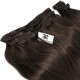 Clip in hair extensions dark brown max volume 180G 20"