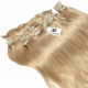 Clip in hair extensions blonde max volume 180G 24"