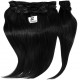 Clip in hair extensions jet black max volume 180G 20"