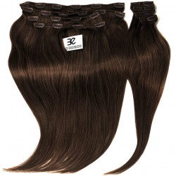 Clip in hair extensions chocolate max volume 180G 20"