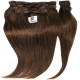 Clip in hair extensions chestnut max volume 180G 20"