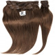 Clip in hair extensions chestnut max volume 180G 20"