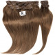 Clip in hair extensions light chesnut max volume 180G 20"