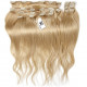 Clip in hair extensions blonde max volume 180G 20"