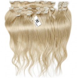 Clip in hair extensions light blonde max volume 180G 20"