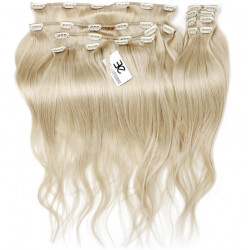 Clip in hair extensions platinum blonde max volume 180G 20"