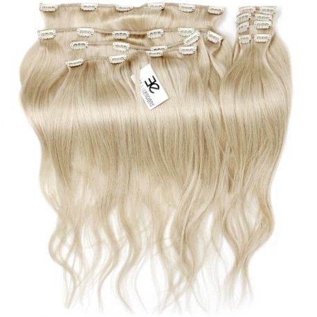 Clip in hair extensions platinum blonde max volume 180G 20"