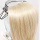 Ponytail hair extensions light blonde 18 inch