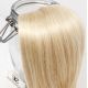 Ponytail hair extensions light blonde 18 inch