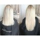 Micro loop hair extensions platinum blonde straight 18" 1Gr