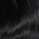 Weft hair extensions jet black 18"