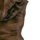 Weft hair extensions chocolate 18 Inch