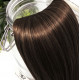 Weft hair extensions chocolate 18 Inch