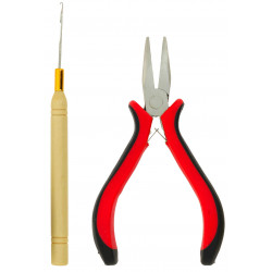 Plier and hook for cold attachment