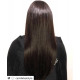 Micro loop hair extensions jet black straight 28"