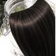 Clip in hair extensions natural black 20 inch