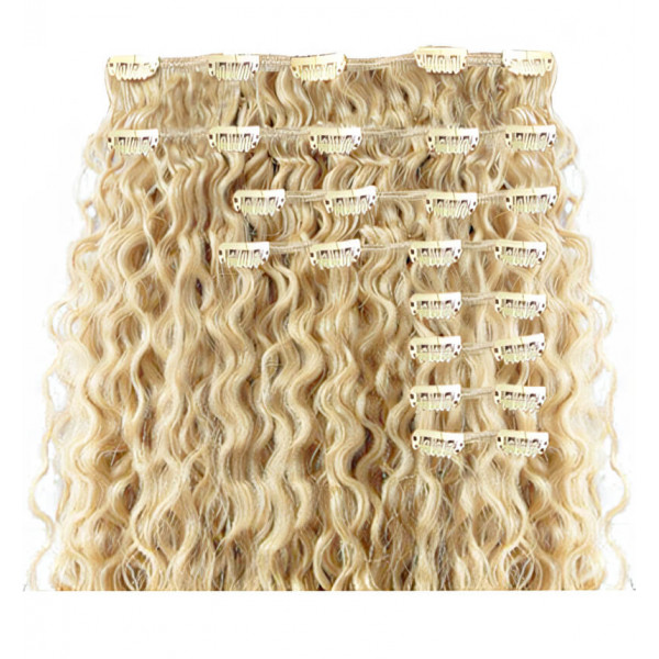 Curly hair extensions clip on best sale