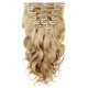 Wave clip In Human Hair Extension n°22 (blonde) 100% natural hair clip-in 20 Inch